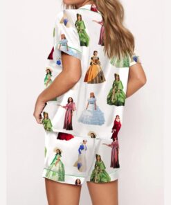 Alternative view of Scarlett Vintage Satin Pajama Set