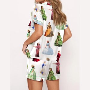 Alternative view of Scarlett Vintage Satin Pajama Set