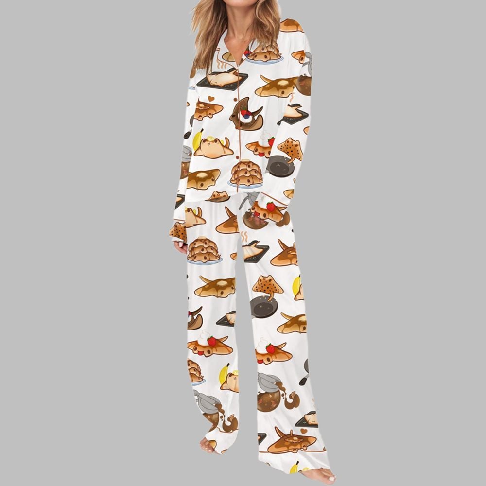 Alternative view of Sea Pancakes Pajama Set For Women