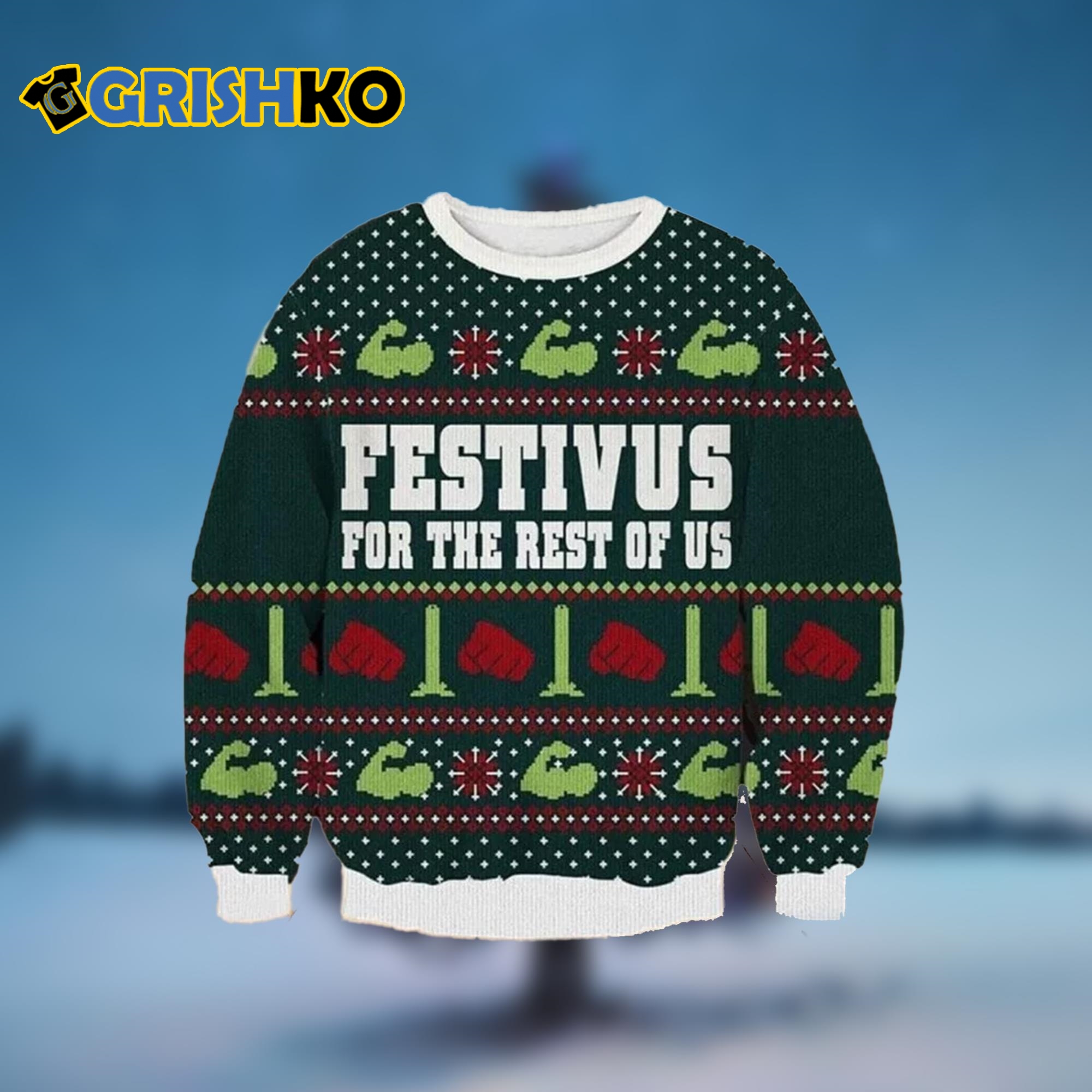 Seinfeld Ugly Christmas Sweater - Grishko.com