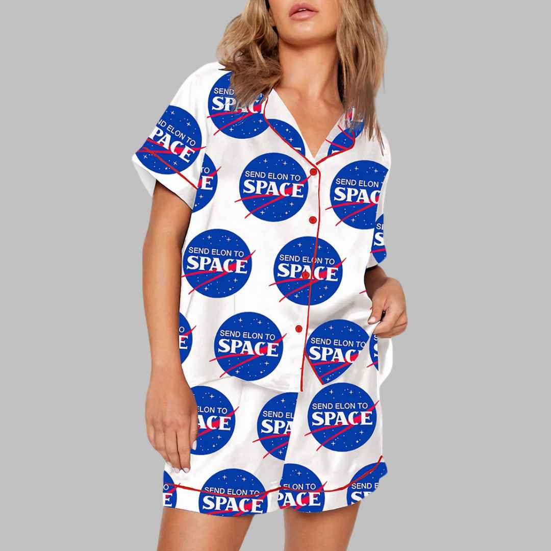 Send Elon To Space Pajama Set - Image 2