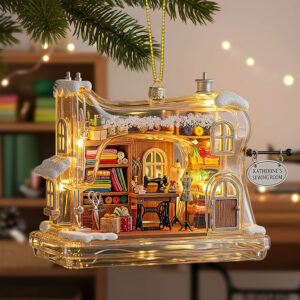Sewing Machine Cozy House Ornament, Personalized Gifts For Sewing Lovers 02qhti040925