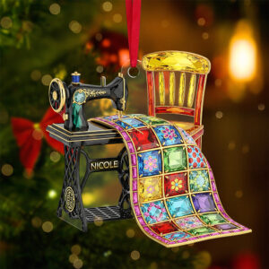 Sewing Machine Ornament - Personalized Gifts For Sewing Lovers 04ohta150825