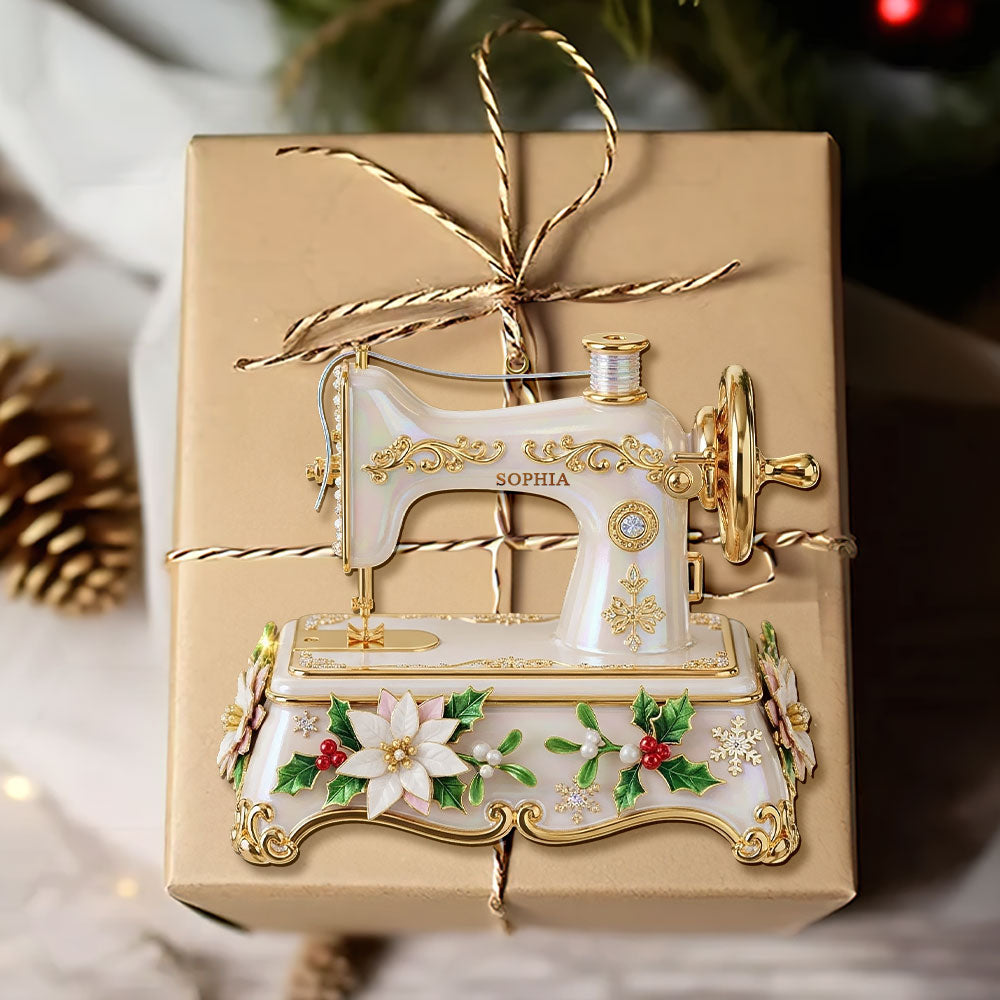 Alternative view of Sewing Machine Ornament - Personalized Gifts For Sewing Lovers 04pgti091025
