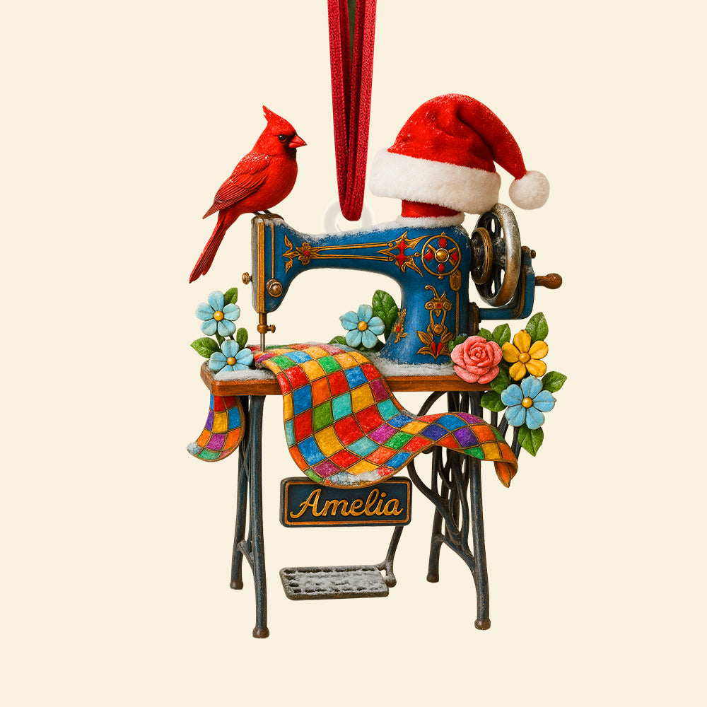 Sewing Machine Personalized Heaven Gifts For Seamstress Christmas Ornament 04ohtn030925 - Image 4