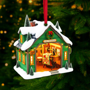 Alternative view of Sewing Room Christmas Ornament - Personalized Gift For Sewing Lovers 06OHLU140825