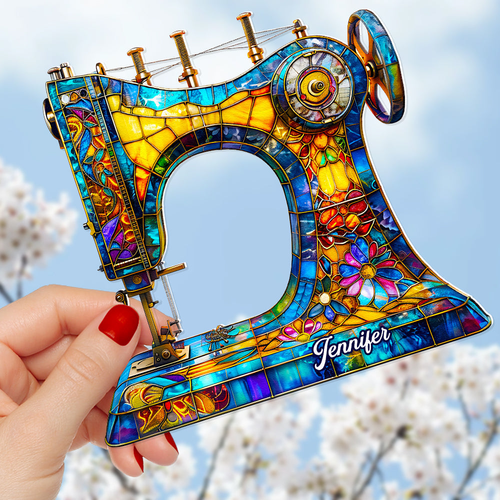 Sewing Suncatcher Ornament Personalized Gifts for Sewing Lovers 04HUDT170725 - Image 3