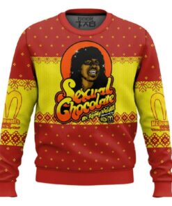Sexual Chocolate Mr Randy Watson Coming To America Ugly Christmas Sweater