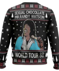 Alternative view of Sexual Chocolate Mr Randy Watson World Tour 88 Ugly Christmas Sweater
