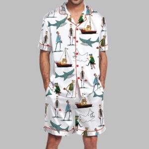 Shark Pajama Set For Men