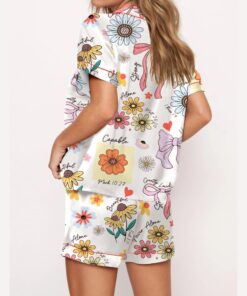 Alternative view of She Is Mom Coquette Mother's Day Gift Satin Pajama Set