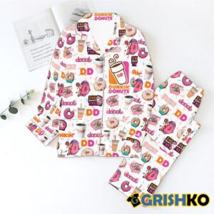 She Wants The Dunkin Donut Pajamas Set