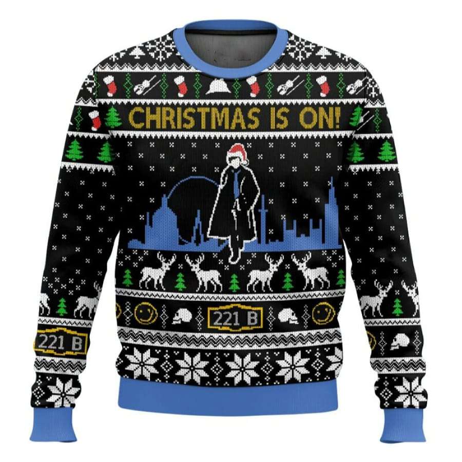 Sherlock Benedict Cumberbatch Ugly Christmas Sweater