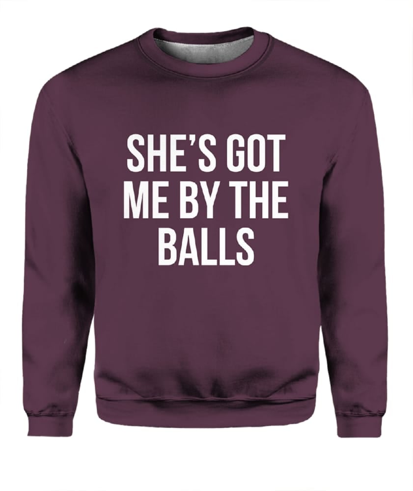 Alternative view of She's Got Me By The Balls Sweater