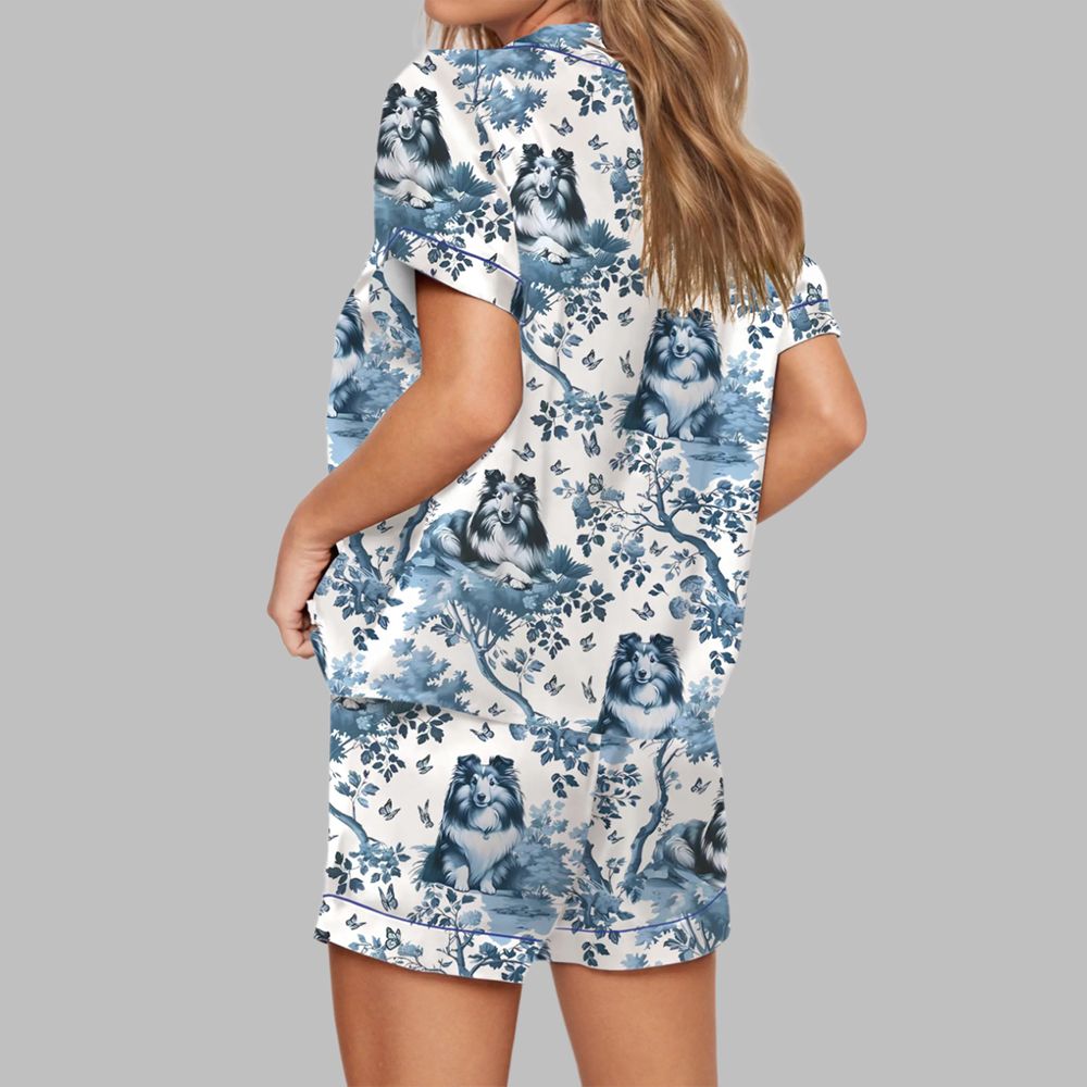 Shetland Sheepdog Mom Pajama Set - Image 3