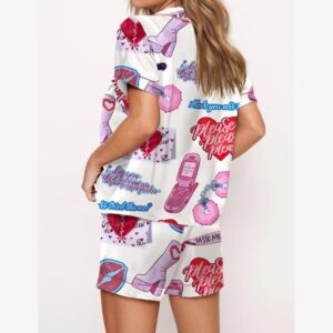 Alternative view of Short N Sweet Satin Pajama Set