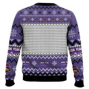 Alternative view of Sick Puppies Macho Man Ugly Christmas Sweater