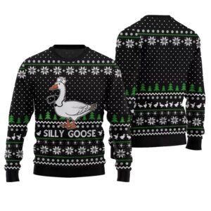 Silly Goose Nurse Ugly Christmas Sweater - Grishko.com