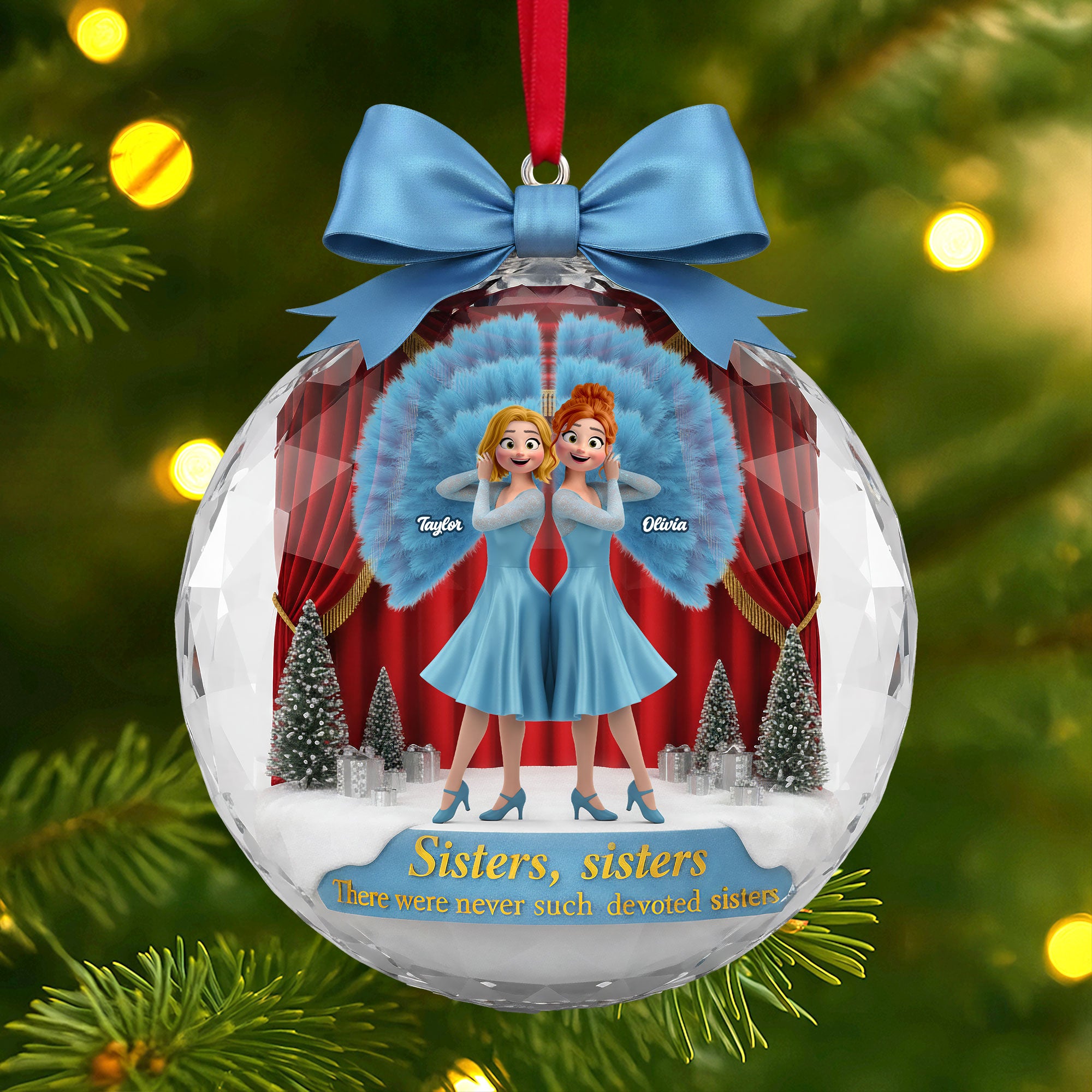 Sisters Ornament - Personalized Gifts For Besties 05nati230925
