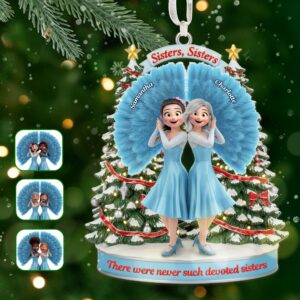 Alternative view of Sisters Ornament - Personalized Gifts For Sisters 01namg061025