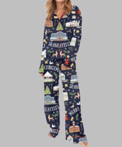 Alternative view of Skaneateles Christmas Pajama Set For Women