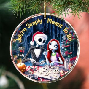 Skeleton Couple Ornament - Baking Couple - Personalized Christmas Gifts For Couples