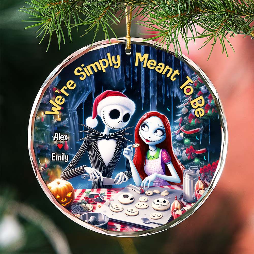 Skeleton Couple Ornament - Baking Couple - Personalized Christmas Gifts For Couples