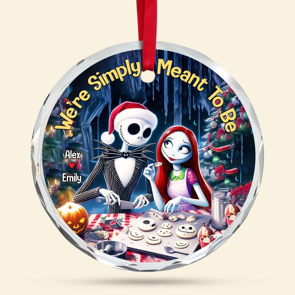 Skeleton Couple Ornament - Baking Couple - Personalized Christmas Gifts For Couples - Image 3