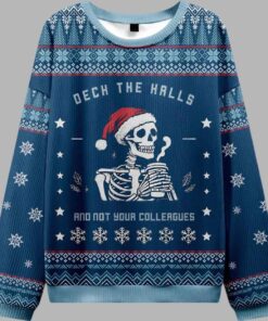 Skull Deck the Halls and Not Your Colleagues Ugly Christmas Sweater