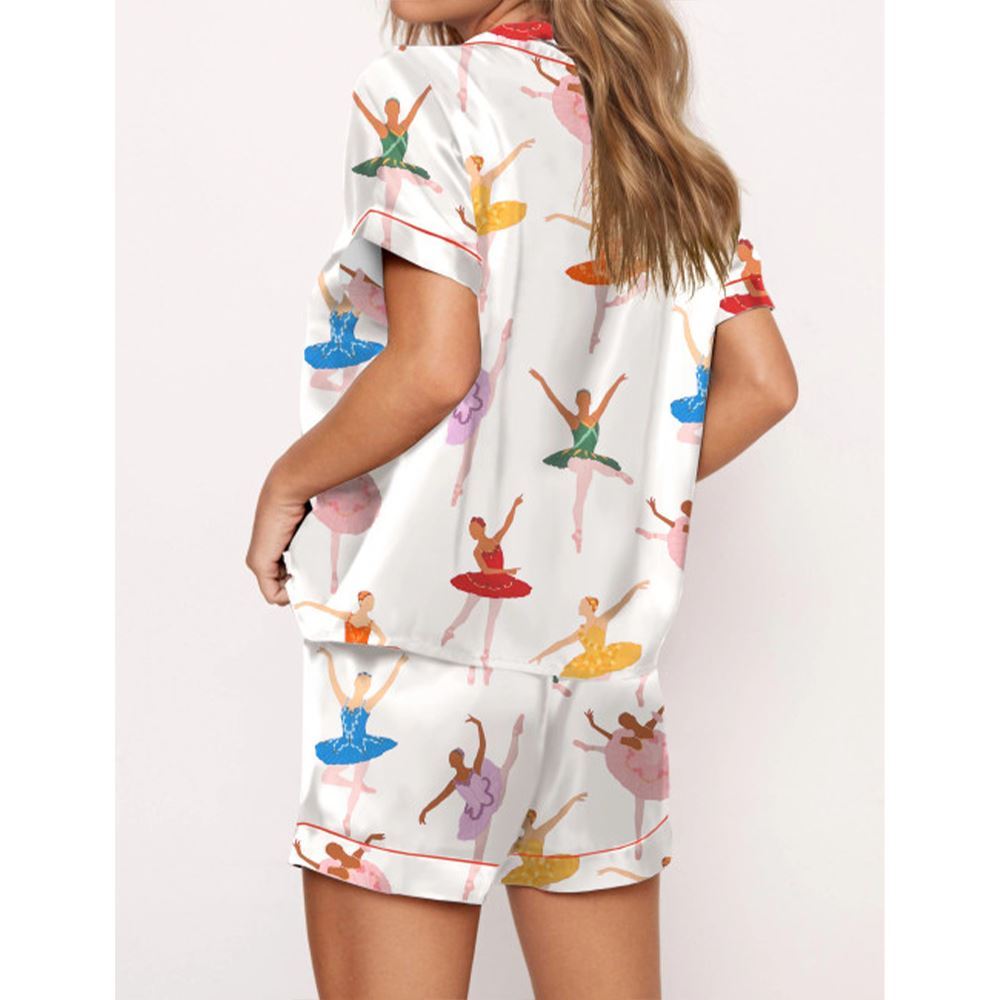 Alternative view of Sleeping Beauty Ballet Satin Pajama Set For Women