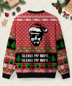 Alternative view of Sleigh My Name Ugly Christmas Fuzzy Fleece Sweatshirt