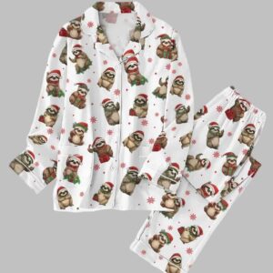 Sloth Christmas Pajama Set