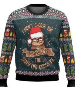 Sloth Life Ugly Christmas Sweater