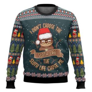 Sloth Life Ugly Christmas Sweater