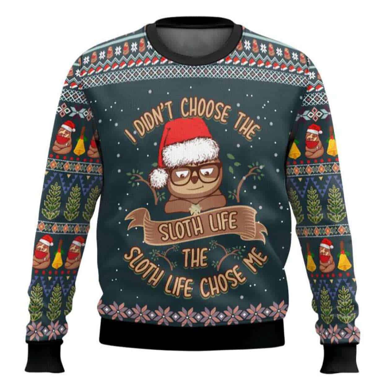 Sloth Life Ugly Christmas Sweater