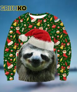 Sloth Xmas Ugly Christmas Sweater