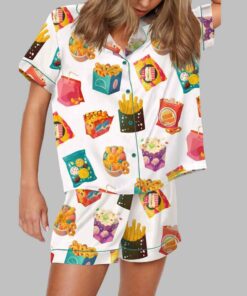 Alternative view of Snacks Satin Pajama Set