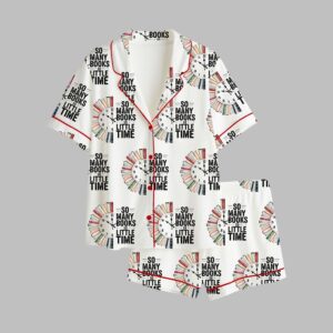 So Many Books So Little Time Bookish Pajamas Set
