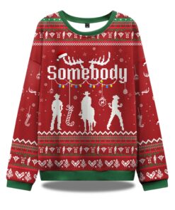Somebody's Problem Couple Ugly Christmas Sweater
