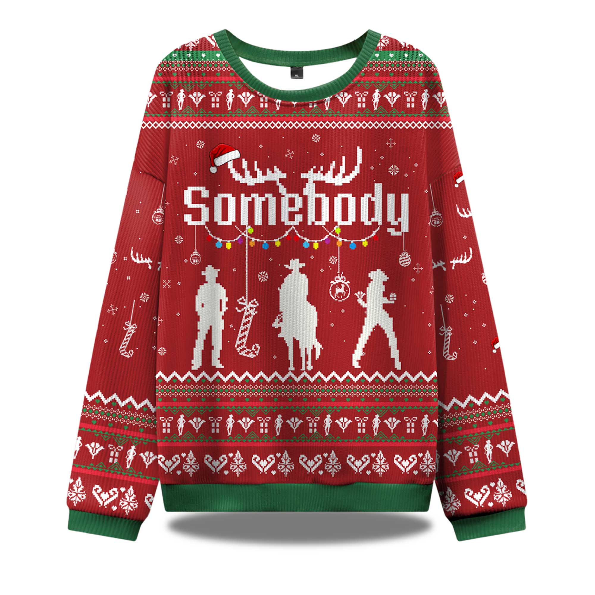 Somebody's Problem Couple Ugly Christmas Sweater