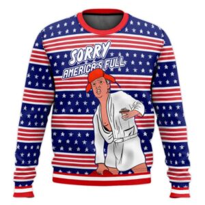 Sorry Merica's Full Trump Parody Of Shitter's Full Ugly Christmas Sweater