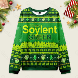 Soylent Green Ugly Christmas Sweater Sweatshirt