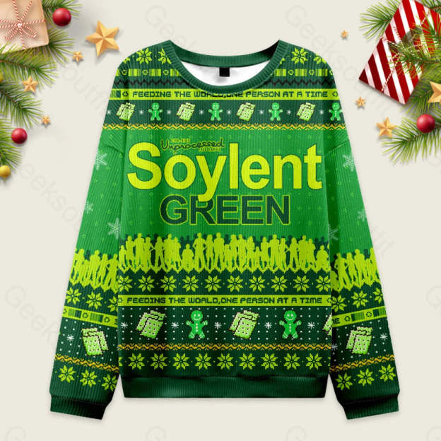 Soylent Green Ugly Christmas Sweater Sweatshirt
