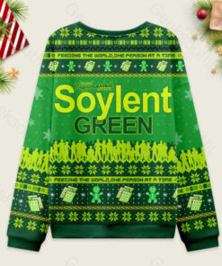 Alternative view of Soylent Green Ugly Christmas Sweater Sweatshirt