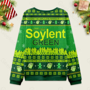 Alternative view of Soylent Green Ugly Christmas Sweater Sweatshirt