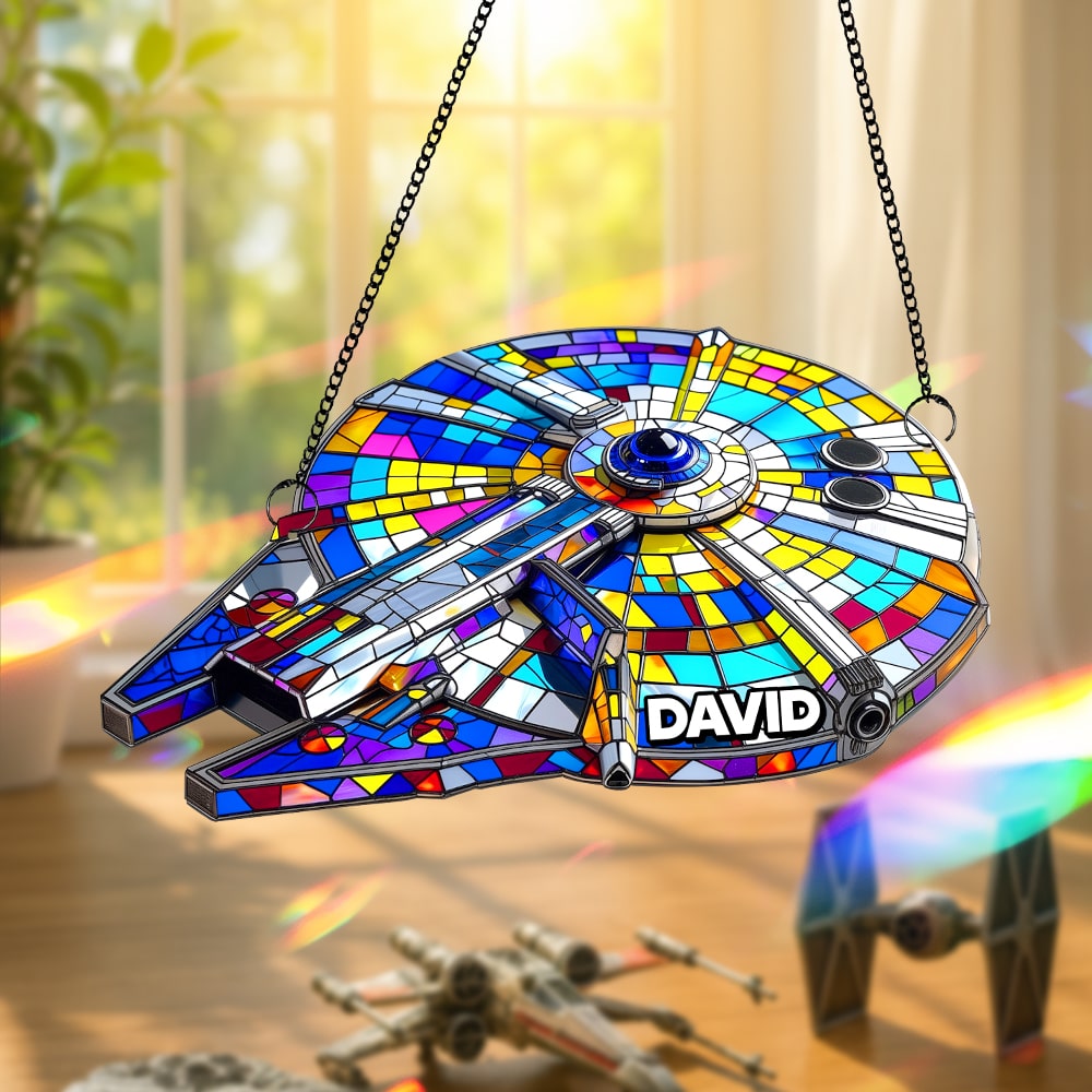 Spaceship Suncatcher - Personalized Gifts For Galaxy Lovers 05tgtn040825 - Image 4