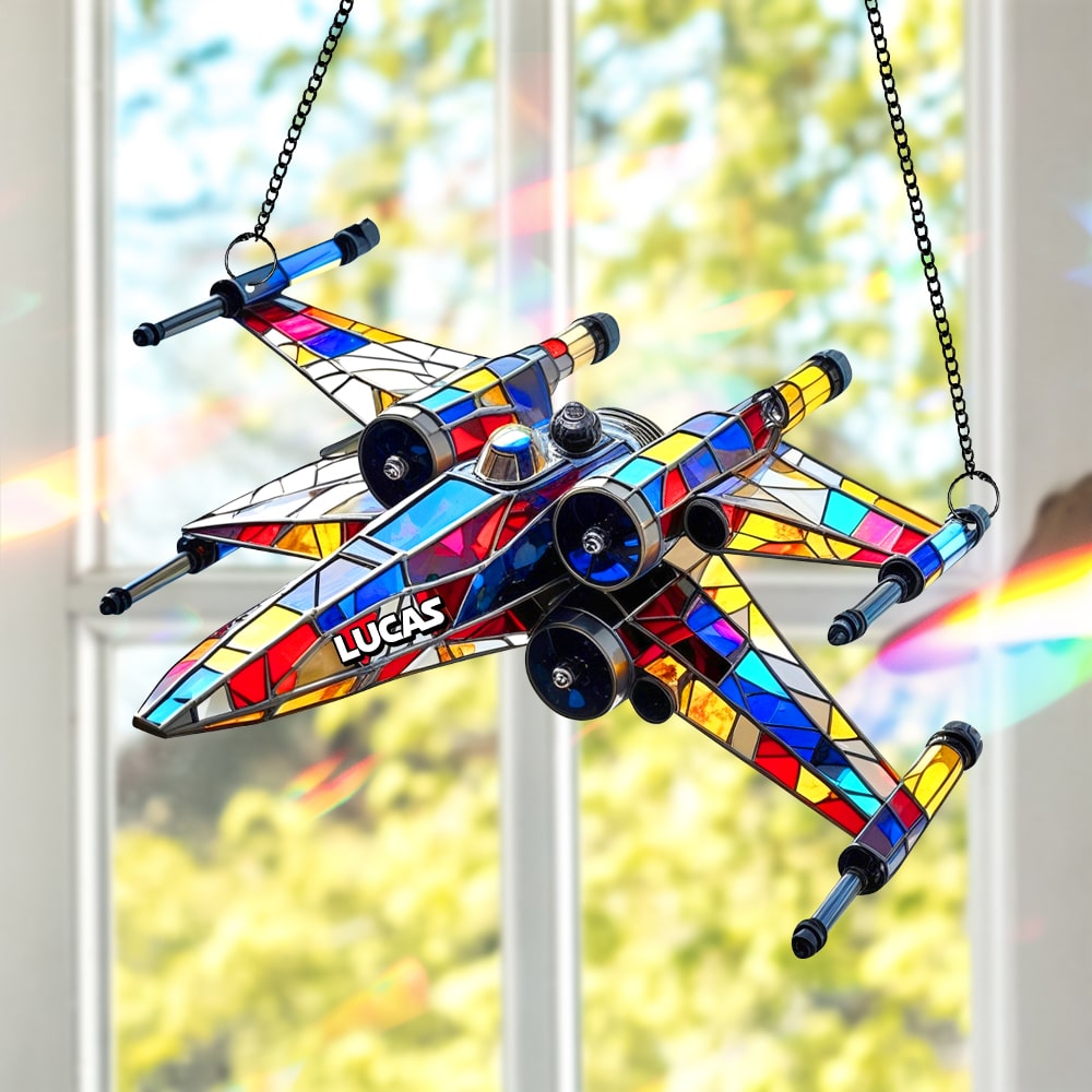 Spaceship Suncatcher   - Personalized Gifts For Galaxy Lovers 05tgtn040825