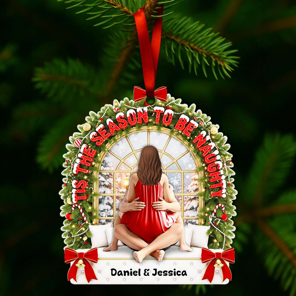 Spicy Couple Ornament - Personalized Christmas Gifts For Couple 04OHLU110825 - Image 4