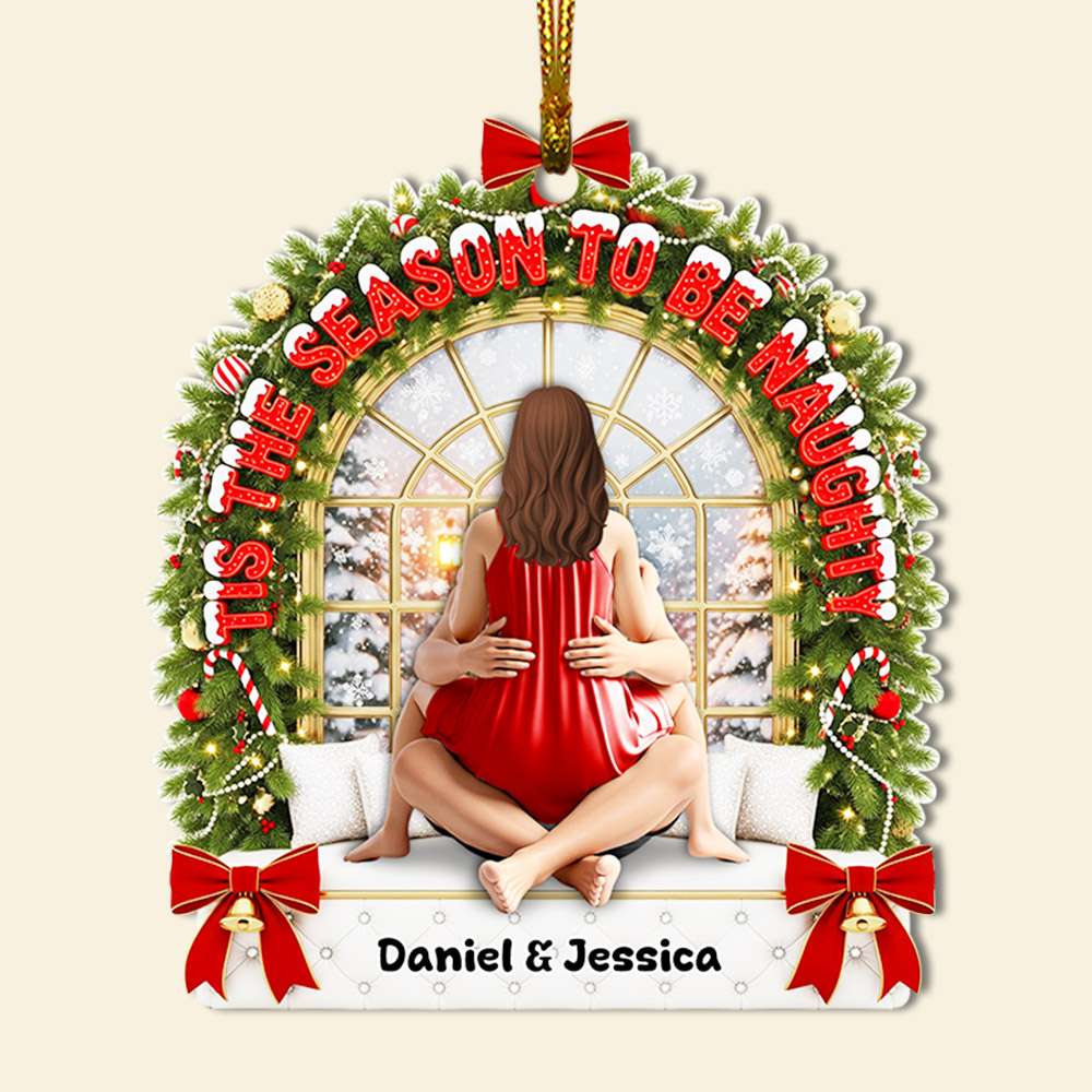 Spicy Couple Ornament - Personalized Christmas Gifts For Couple 04OHLU110825 - Image 5
