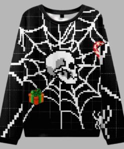 Alternative view of Spider Web Ugly Christmas Sweater